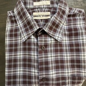 Men's Nordstrom Brown Plaid Shirt